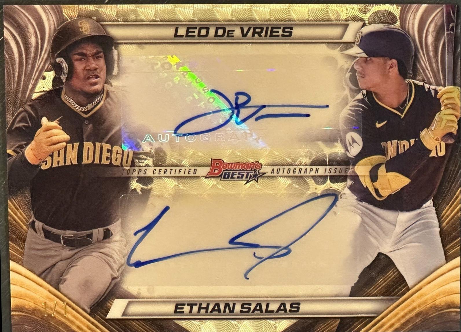 Ethan Salas / Leo De Vries [Superfractor] #DA-DS