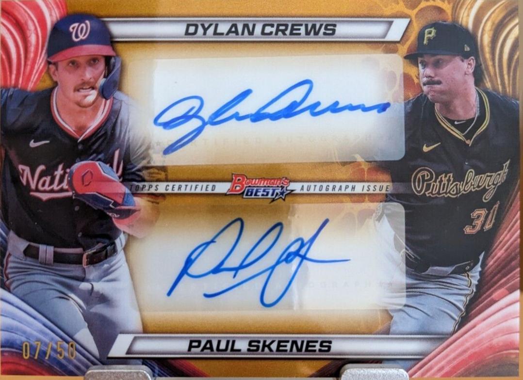 Paul Skenes / Dylan Crews [Gold Refractor] #DA-CS