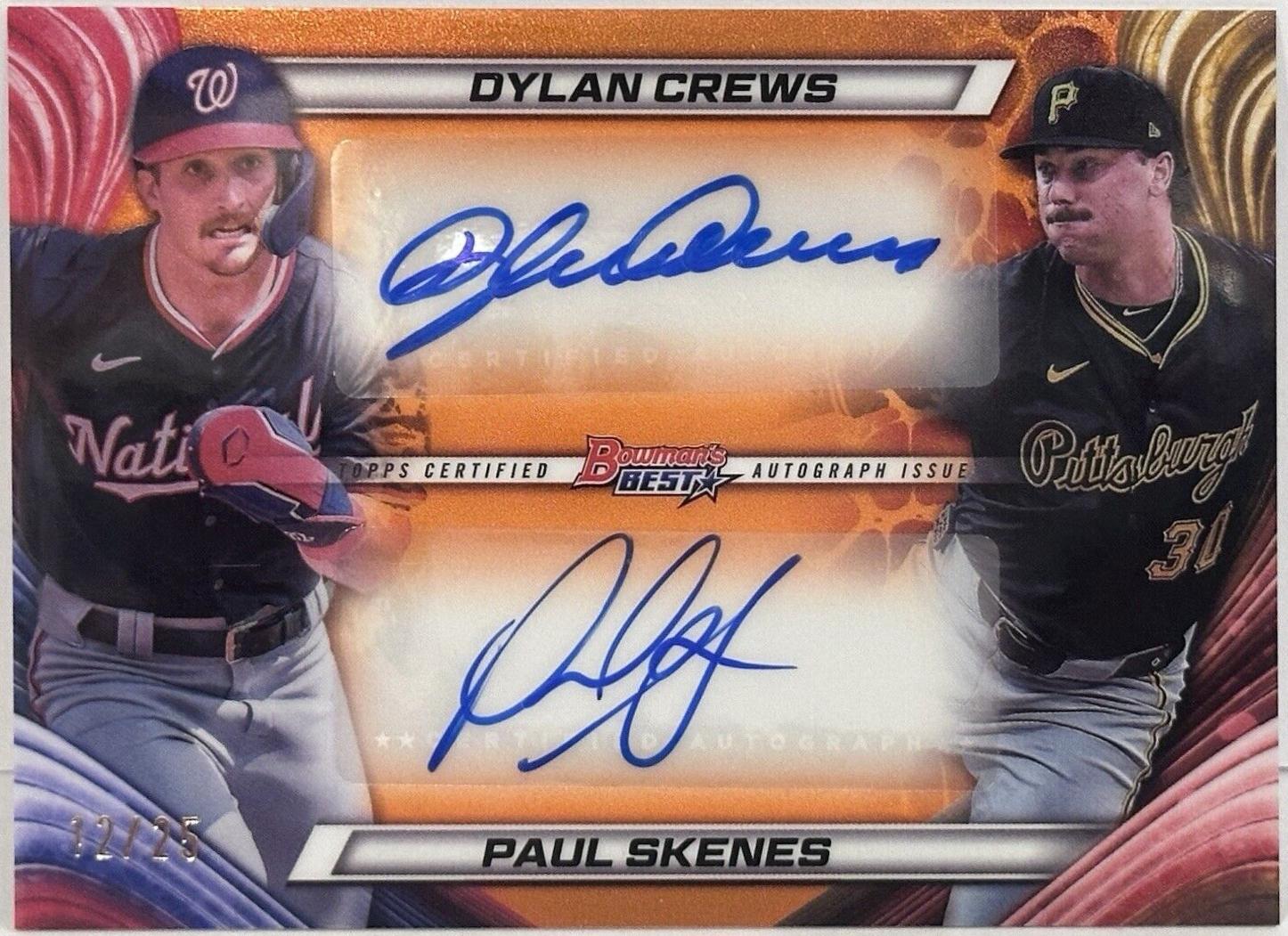 Paul Skenes / Dylan Crews [Orange Refractor] #DA-CS