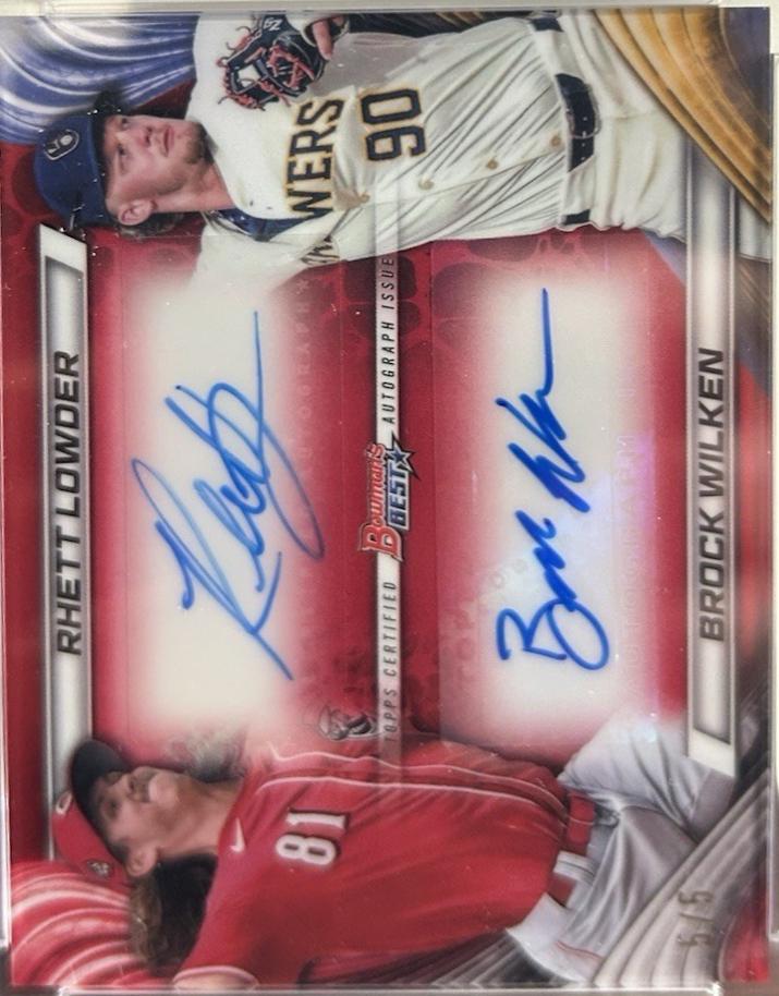 Rhett Lowder / Brock Wilken [Red Refractor] #DA-LW