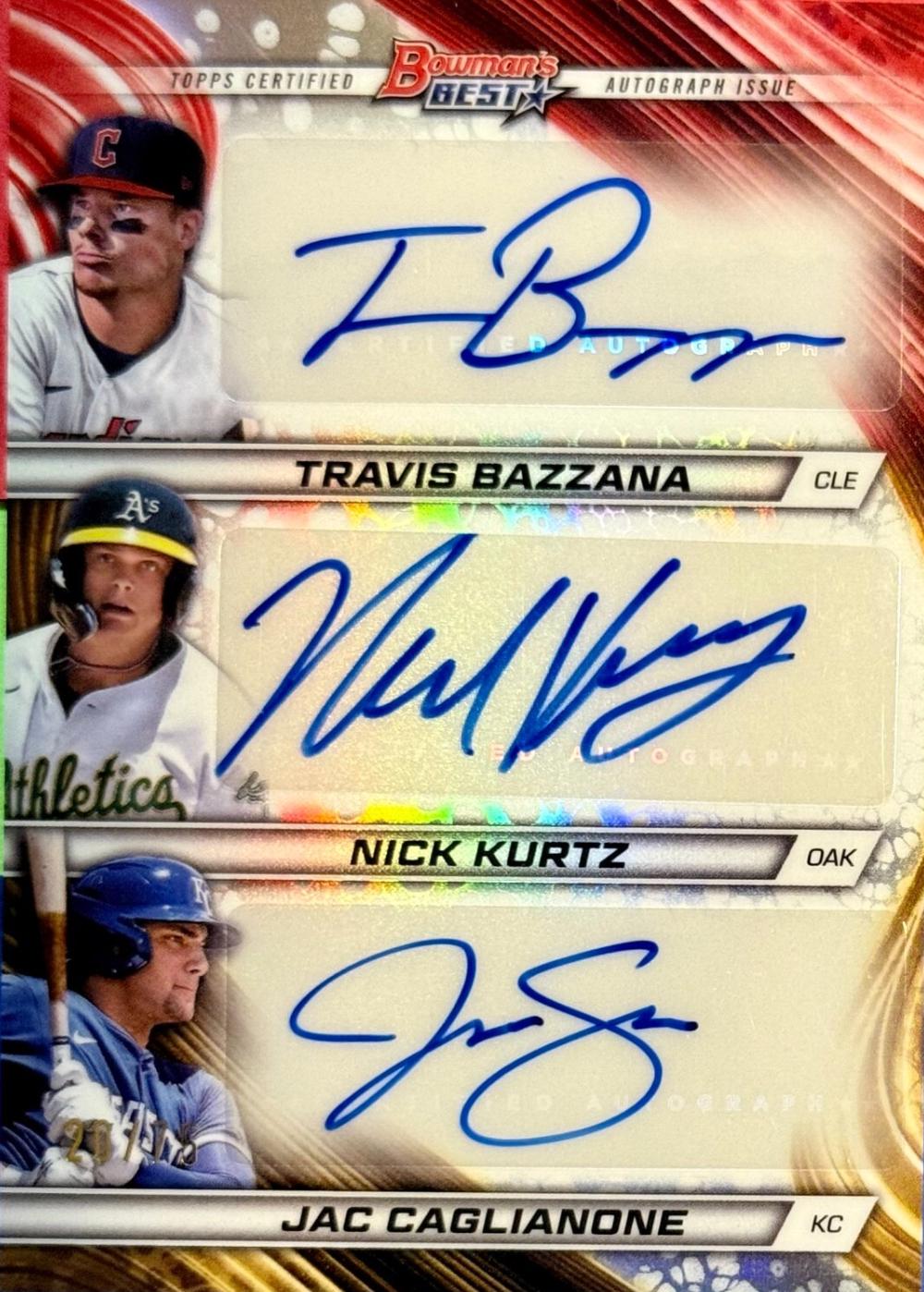 Travis Bazzana / Jac Caglianone / Nick Kurtz #TA-BKC