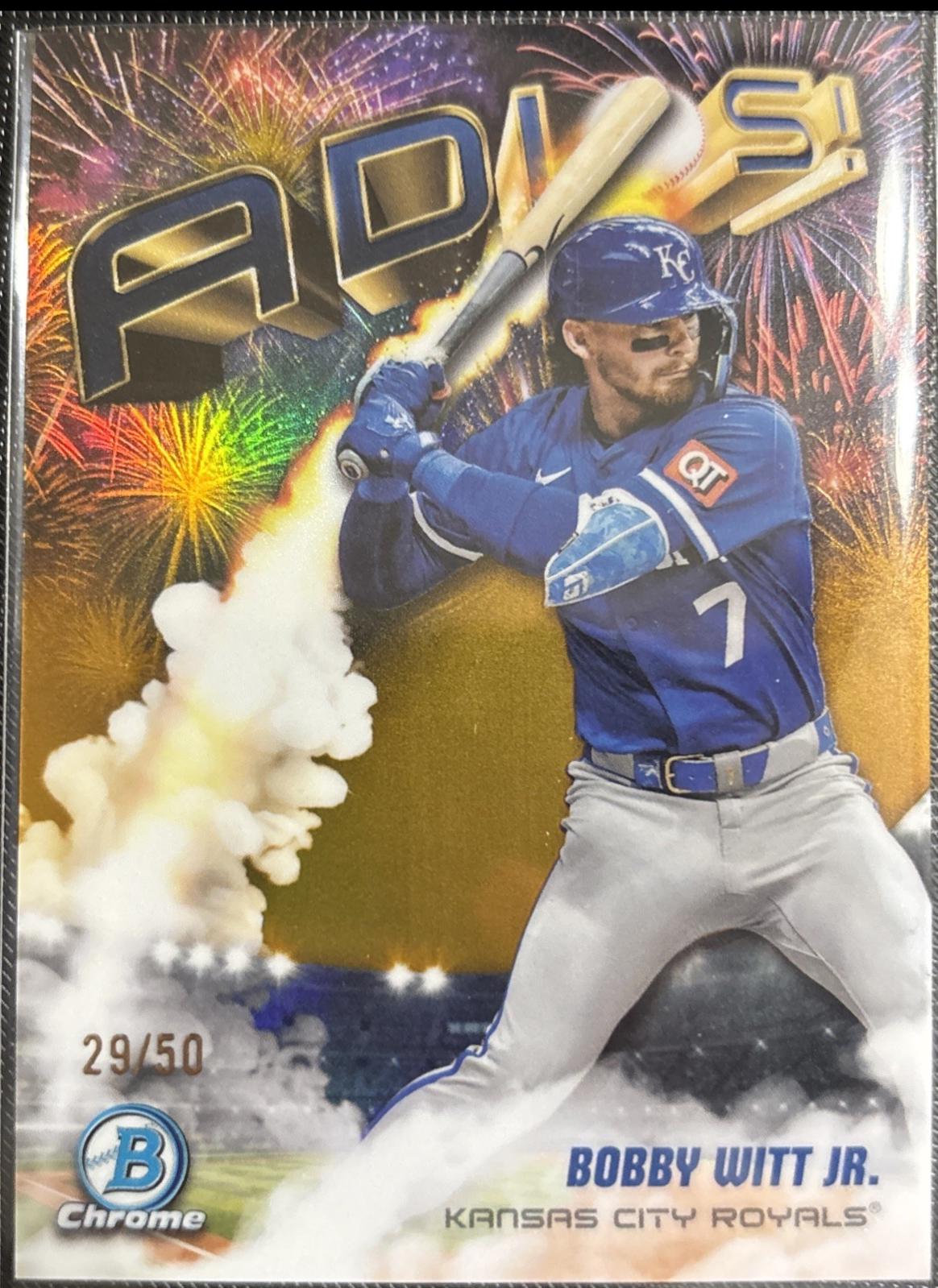 Bobby Witt Jr. [Gold Refractor] #AD-25