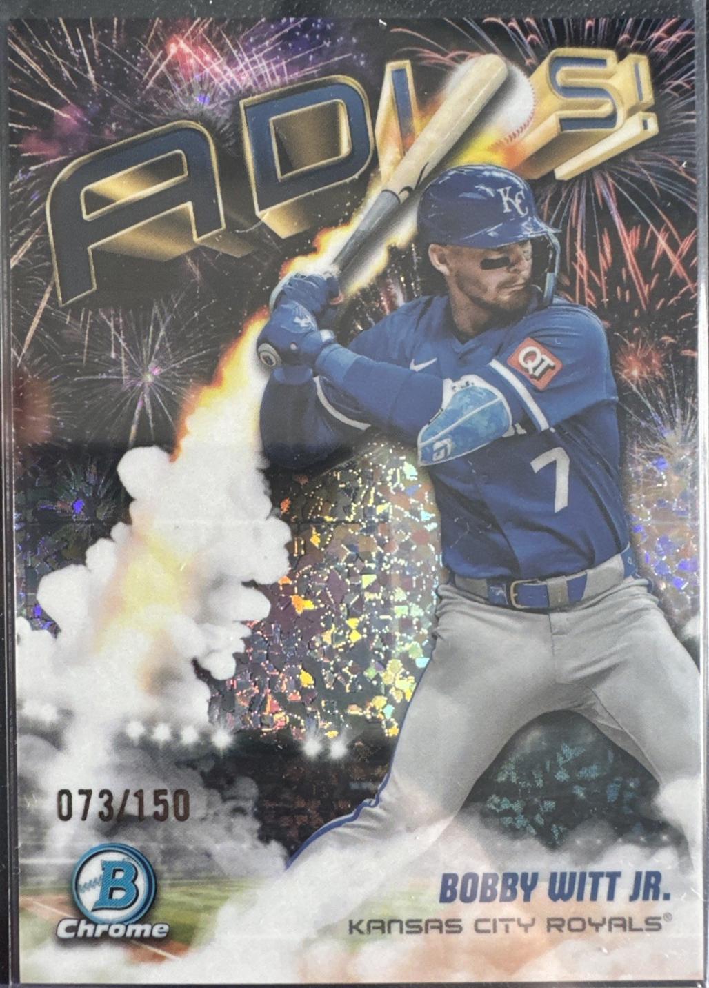 Bobby Witt Jr. [Mini-Diamond Refractor] #AD-25