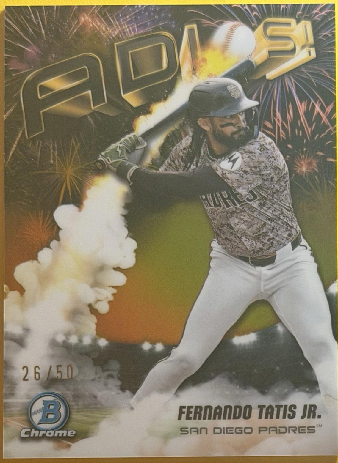 Fernando Tatis Jr. [Gold Refractor] #AD-7