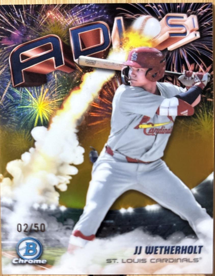 JJ Wetherholt [Gold Refractor] #AD-24