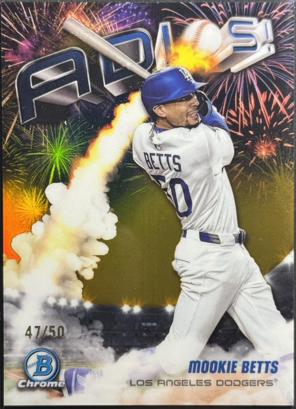 Mookie Betts [Gold Refractor] #AD-15