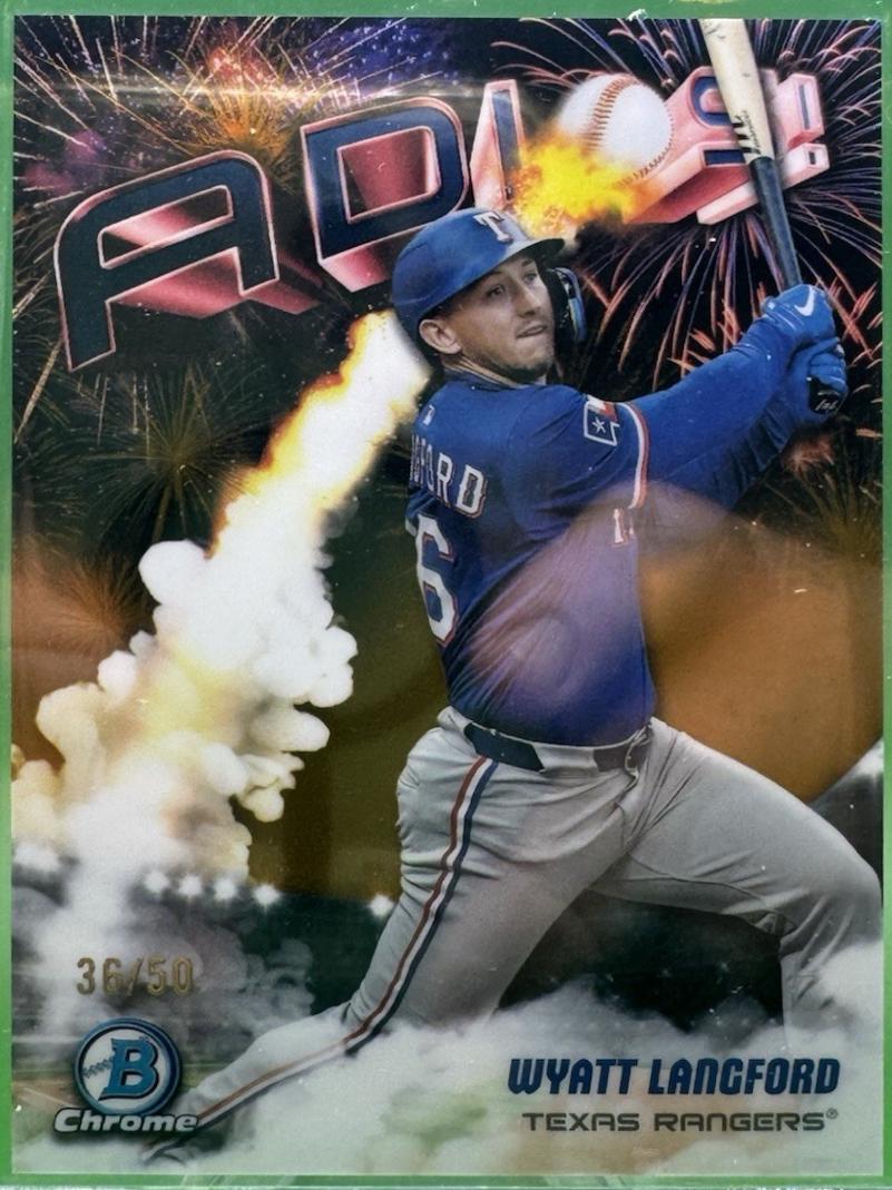 Wyatt Langford [Gold Refractor] #AD-11