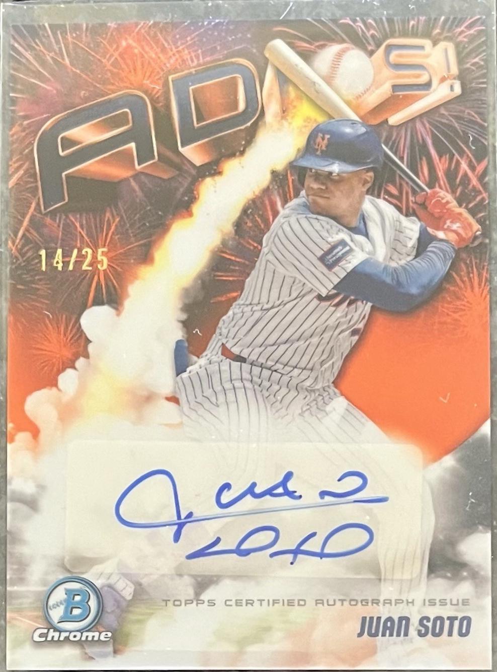 Juan Soto [Orange Refractor] #AAV-JS