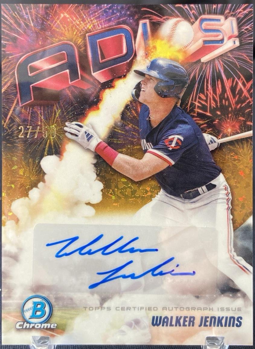 Walker Jenkins [Gold Mini-Diamond Refractor] #AAV-WJ