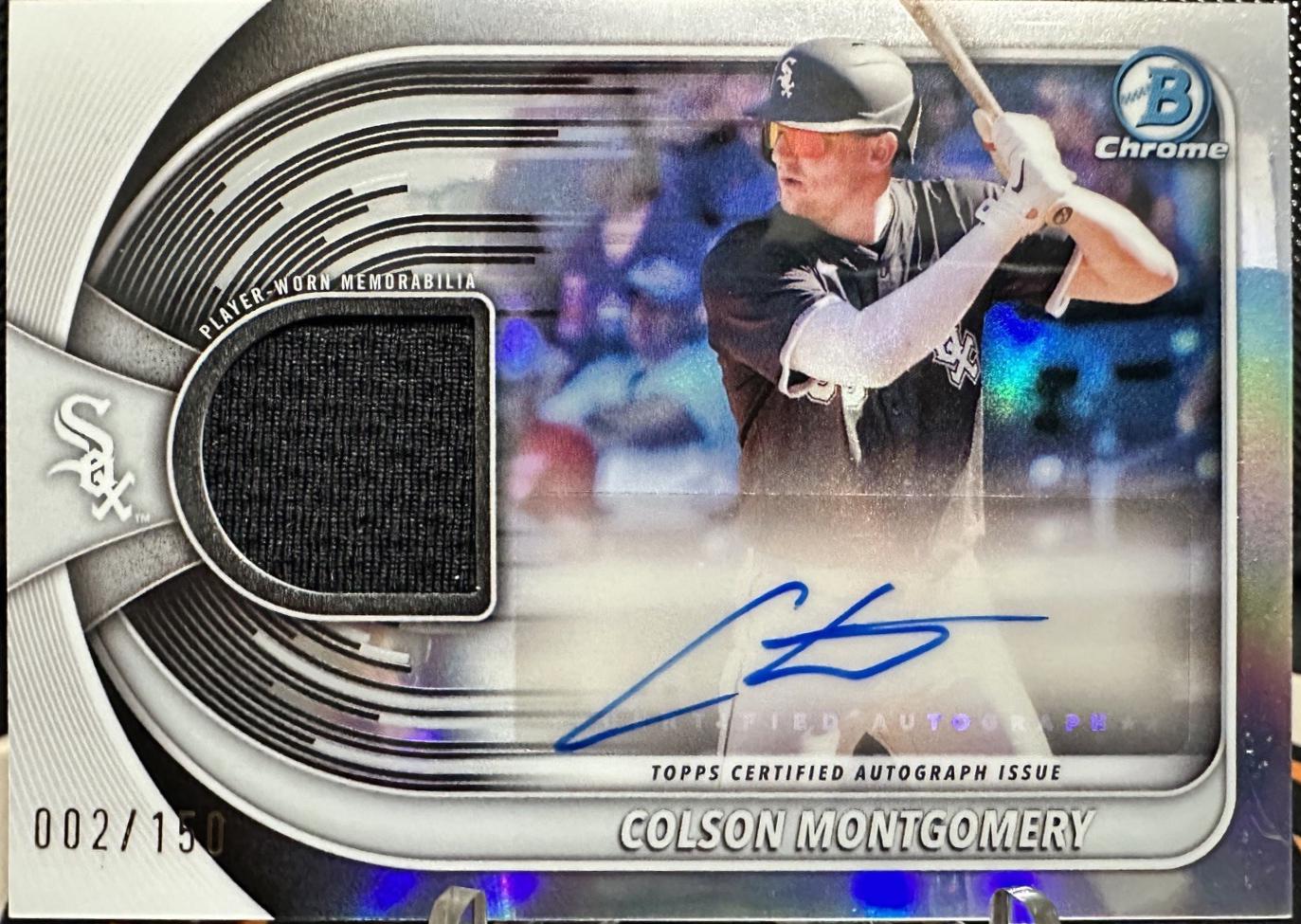 Colson Montgomery [Orange Refractor] #BCAR-CMO