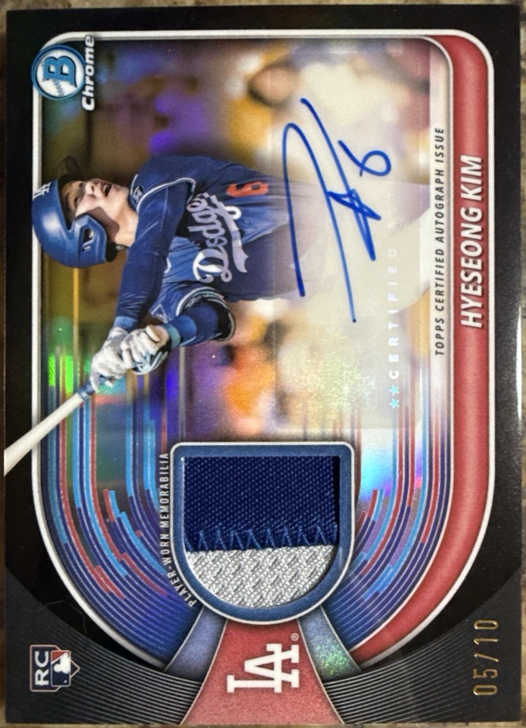 Hyeseong Kim [Black Refractor] #BCAR-HK