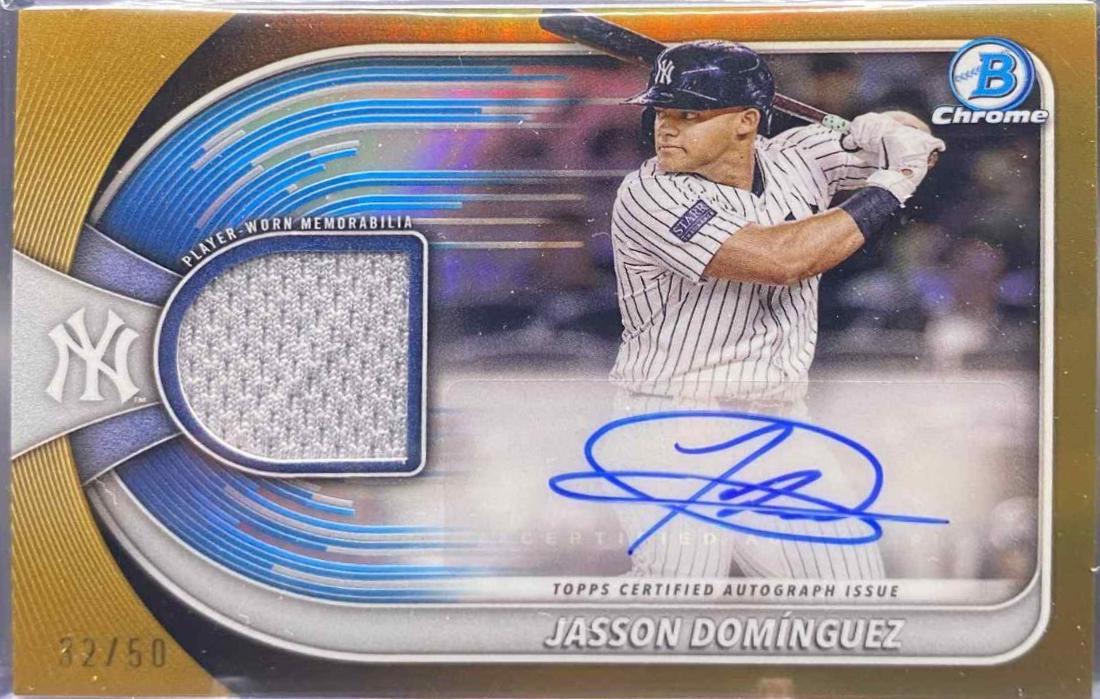 Jasson Dominguez [Gold Refractor] #BCAR-JD