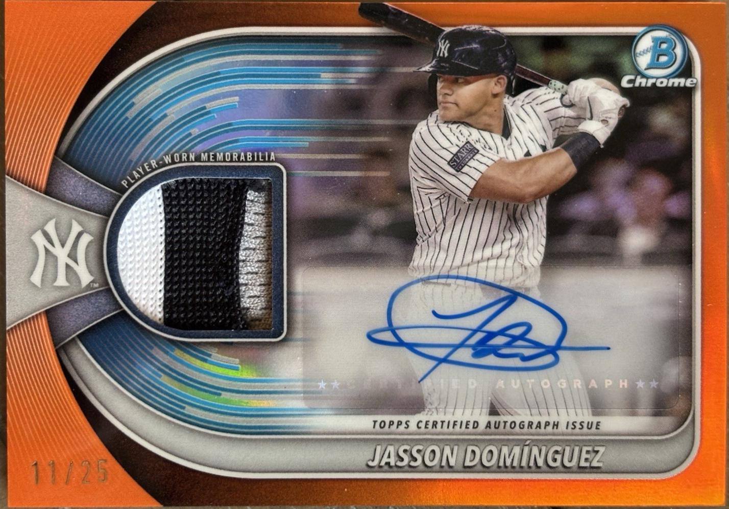 Jasson Dominguez [Orange Refractor] #BCAR-JD