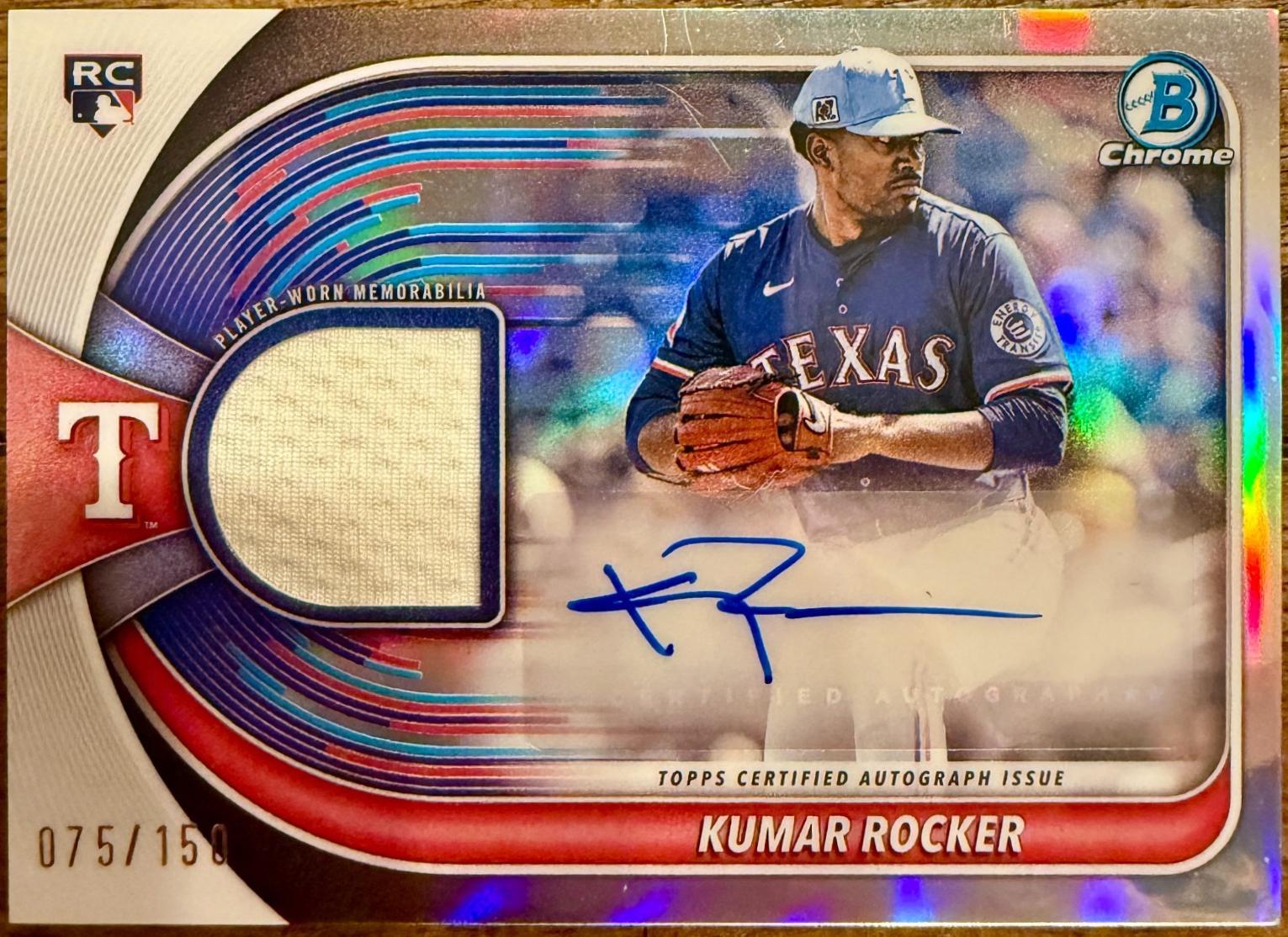 Kumar Rocker #BCAR-KR