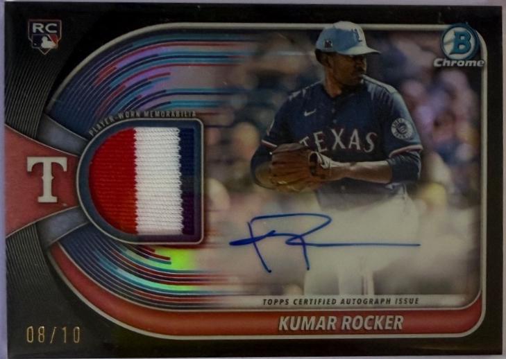 Kumar Rocker [Black Refractor] #BCAR-KR