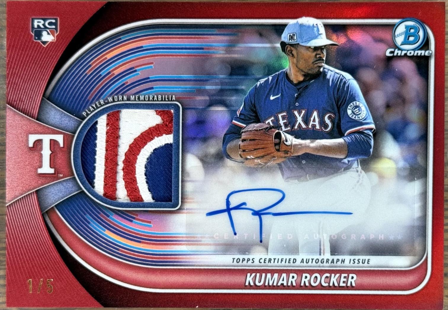 Kumar Rocker [Red Refractor] #BCAR-KR