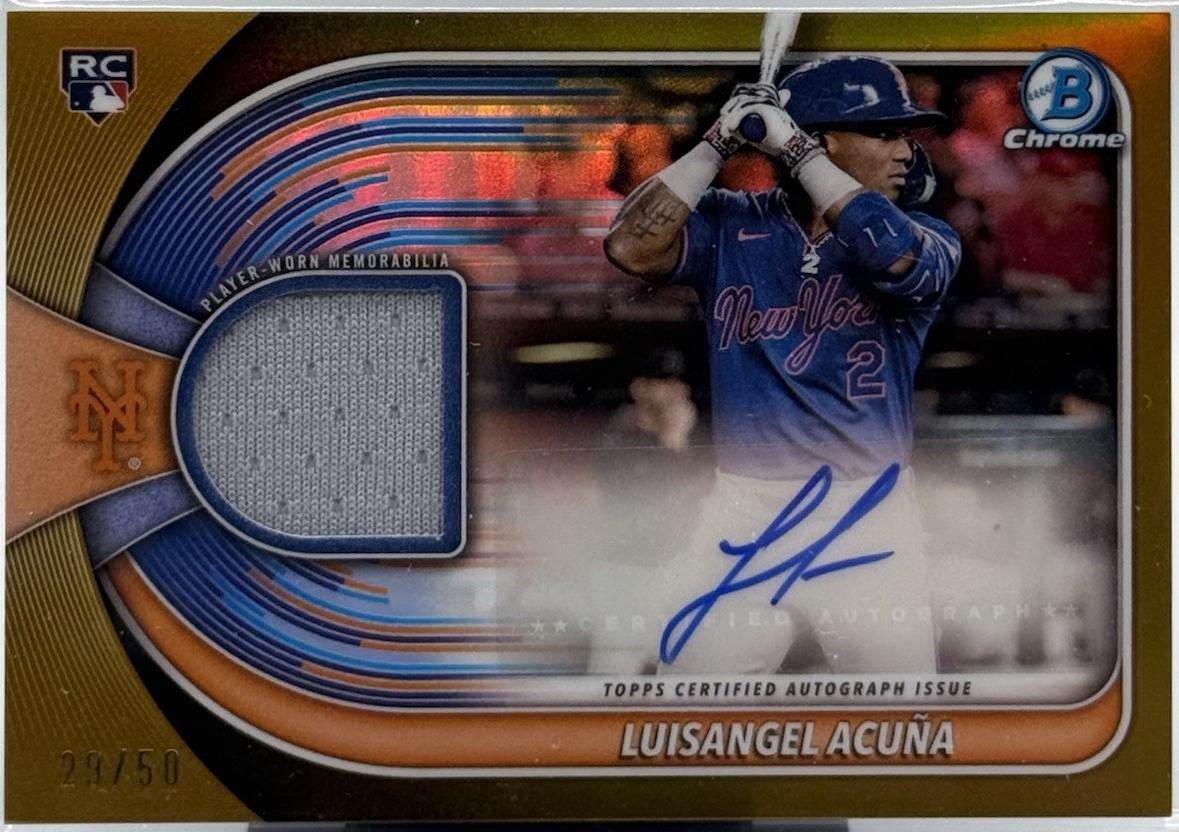 Luisangel Acuna [Gold Refractor] #BCAR-LA
