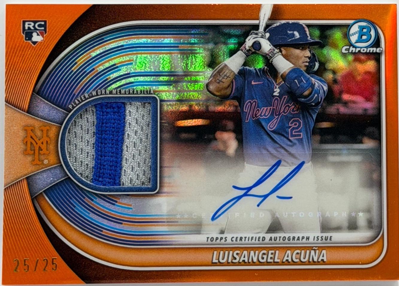 Luisangel Acuna [Orange Refractor] #BCAR-LA