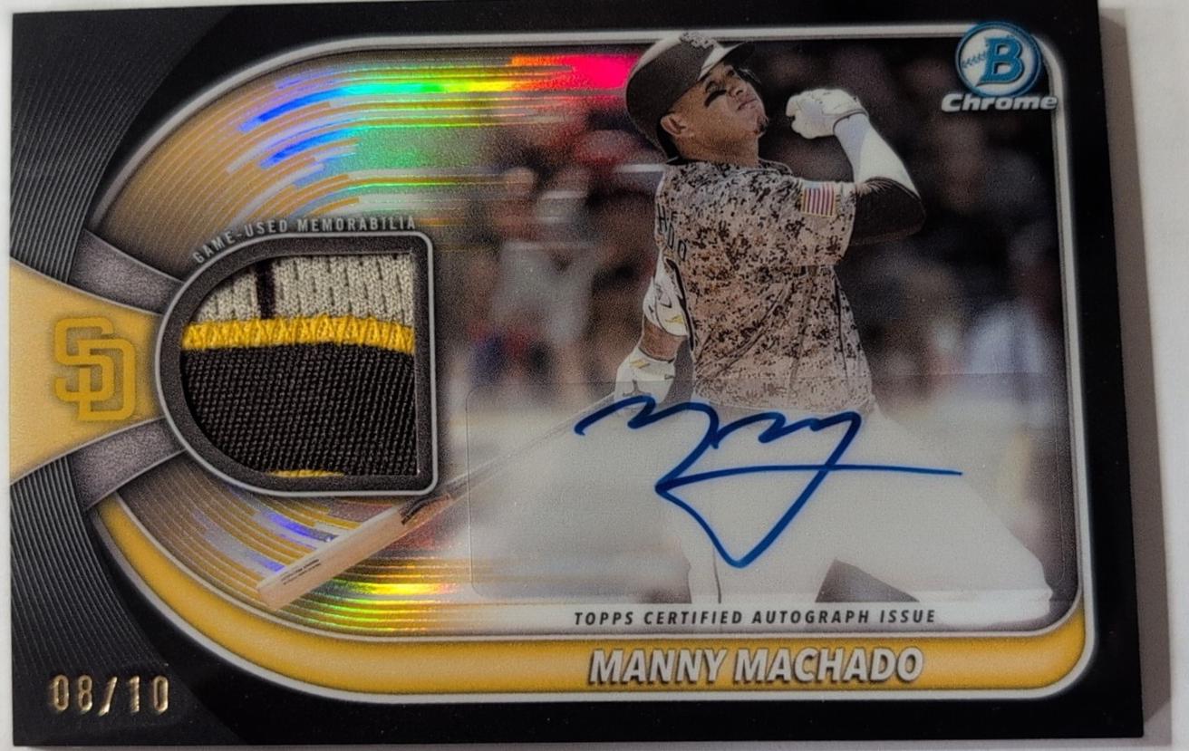 Manny Machado [Black Refractor] #BCAR-MM
