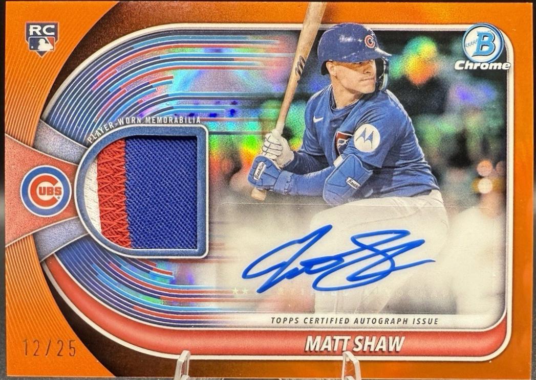 Matt Shaw [Orange Refractor] #BCAR-MS