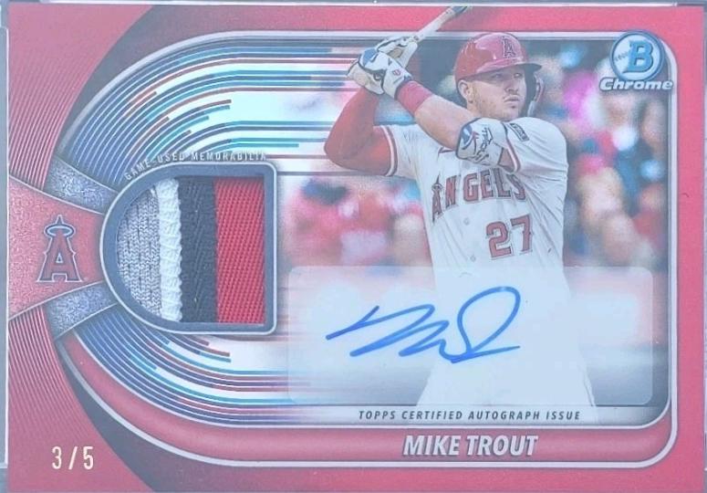 Mike Trout [Red Refractor] #BCAR-MT