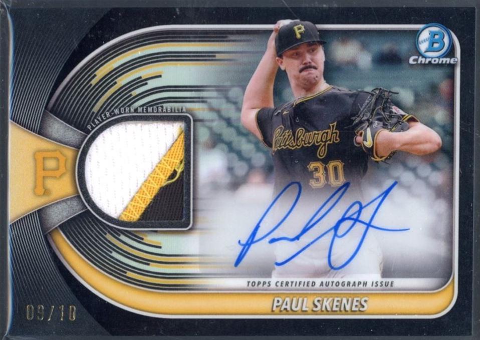 Paul Skenes [Black Refractor] #BCAR-PS