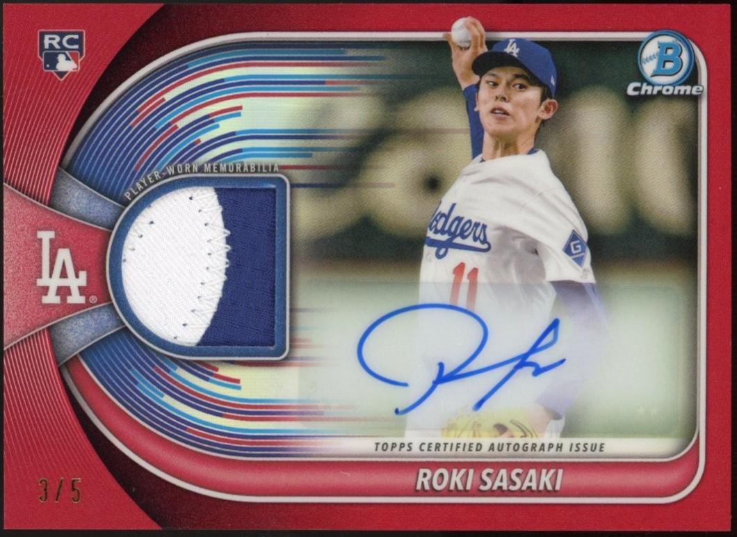 Roki Sasaki [Red Refractor] #BCAR-RS