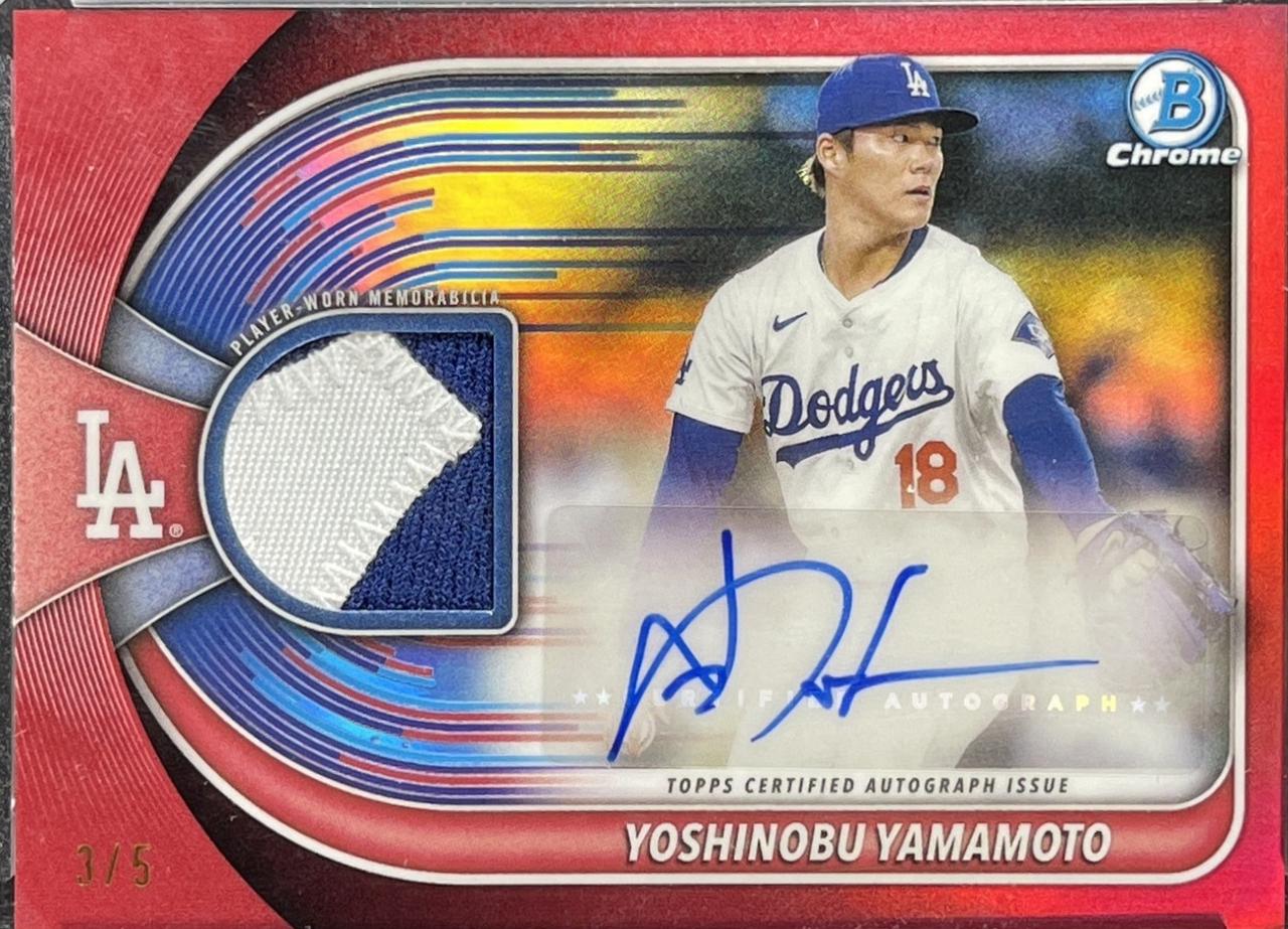 Yoshinobu Yamamoto [Red Refractor] #BCAR-YY