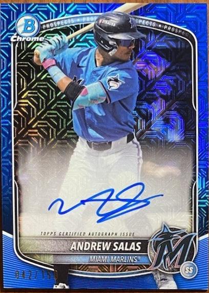 Andrew Salas [Blue Mega Refractor] #BMA-AS