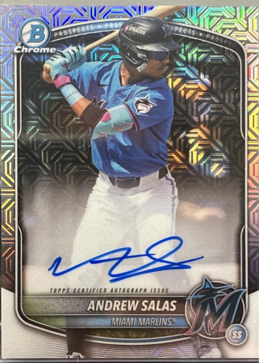 Andrew Salas [Rose Gold Mojo Mega Refractor] #BMA-AS