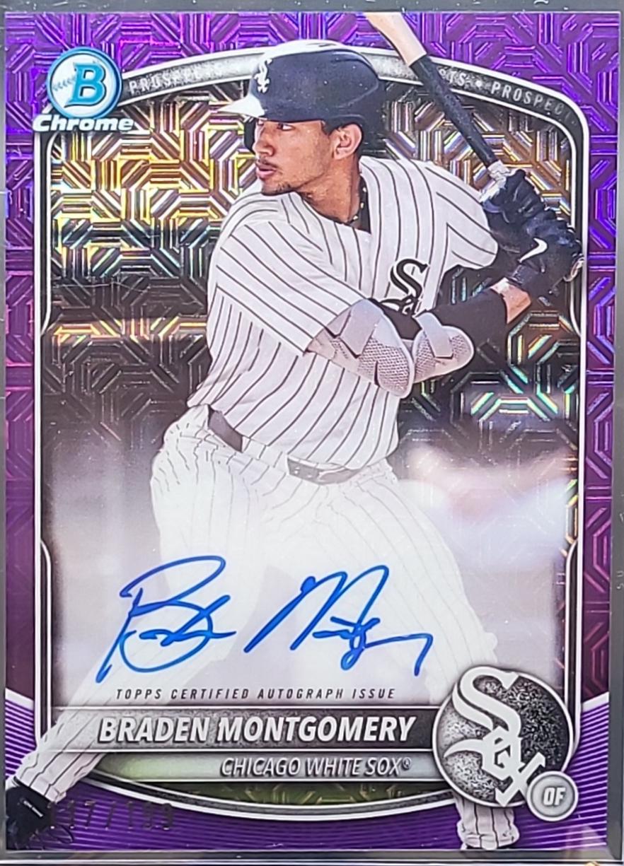 Braden Montgomery [Purple Mega Refractor] #BMA-BM
