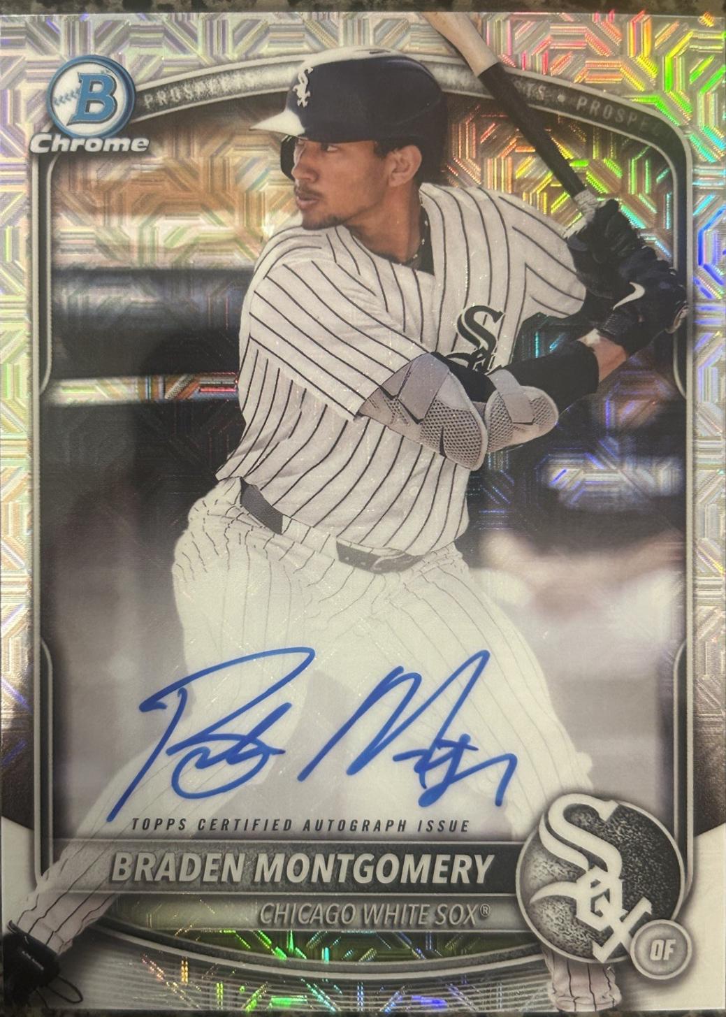 Braden Montgomery [Rose Gold Mojo Mega Refractor] #BMA-BM