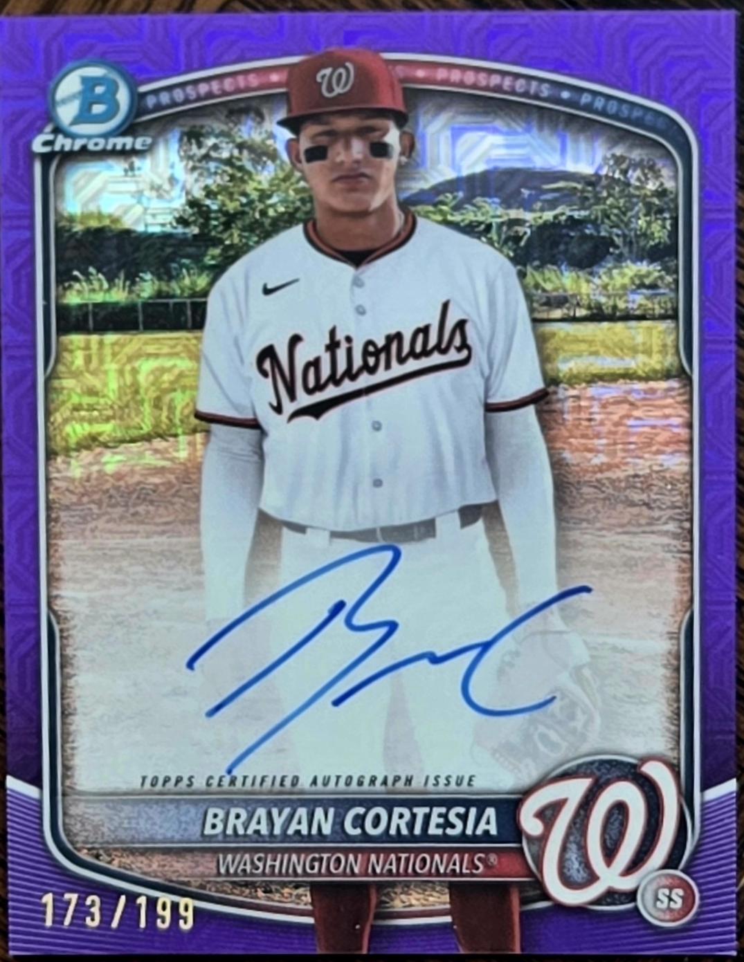 Brayan Cortesia [Purple Mega Refractor] #BMA-BC