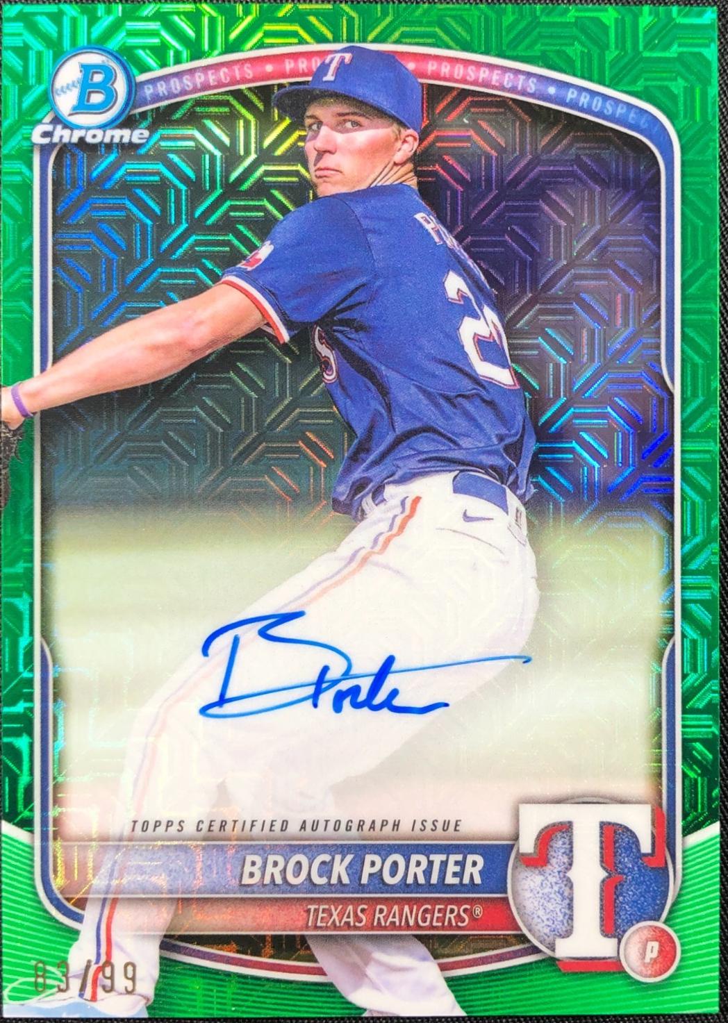 Brock Porter [Green Mega Refractor] #BMA-BP