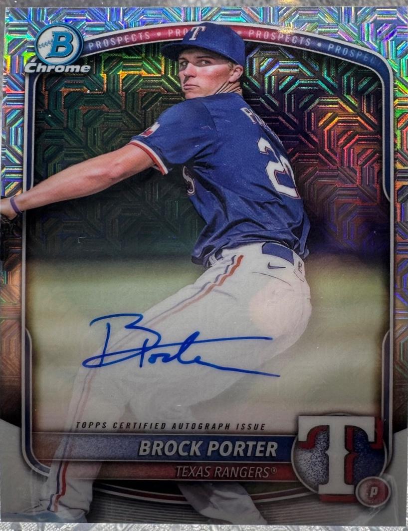 Brock Porter [Rose Gold Mojo Mega Refractor] #BMA-BP