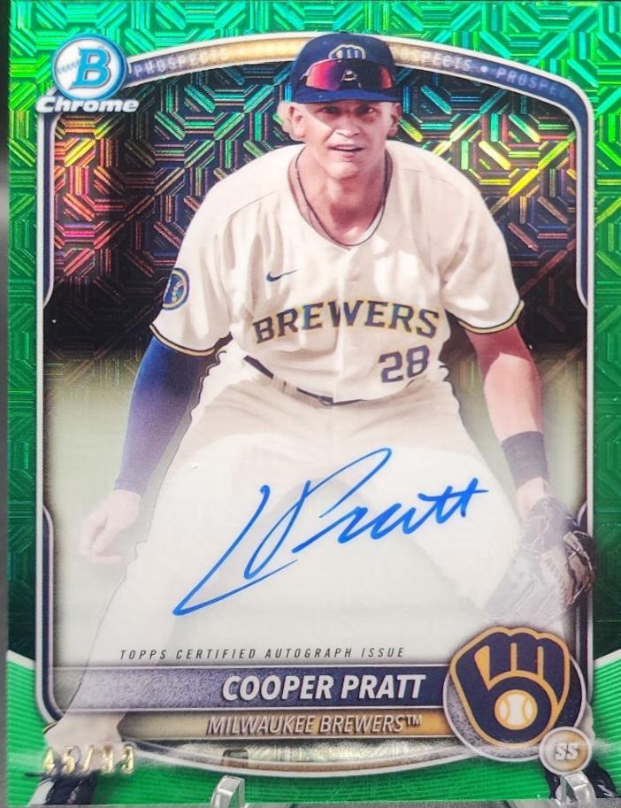 Cooper Pratt [Green Mega Refractor] #BMA-CP