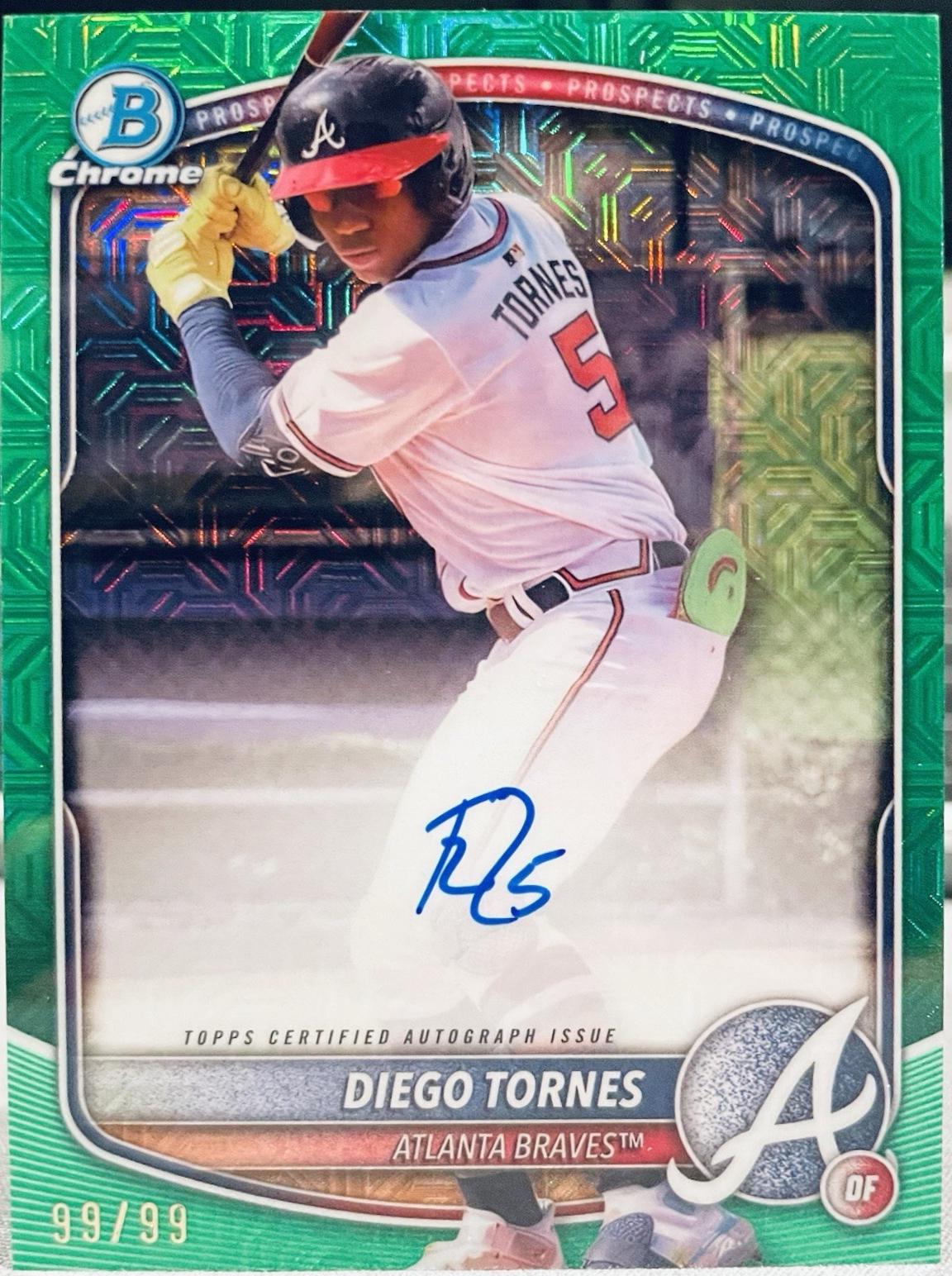 Diego Tornes [Green Mega Refractor] #BMA-DT
