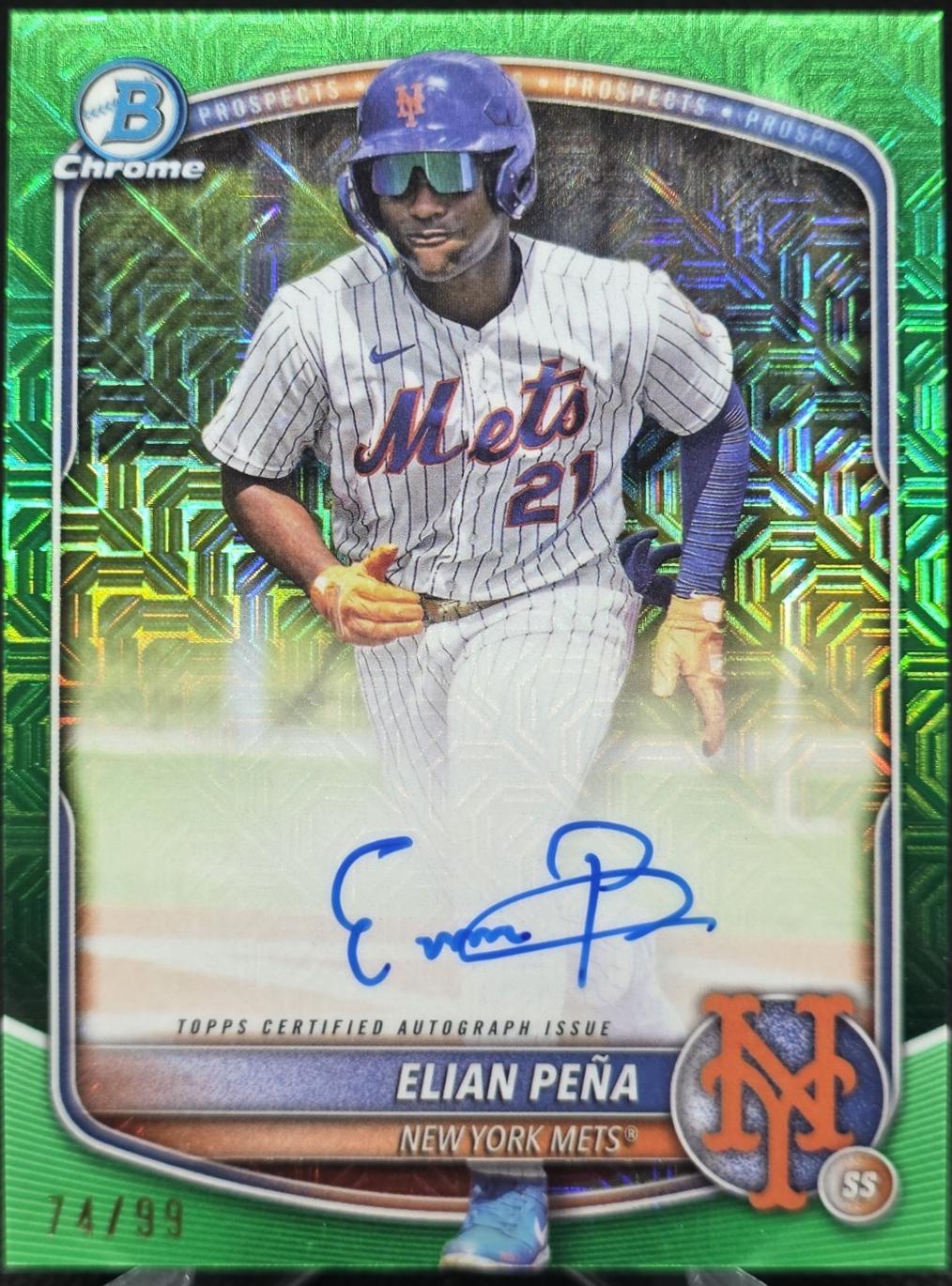 Elian Pena [Green Mega Refractor] #BMA-EP