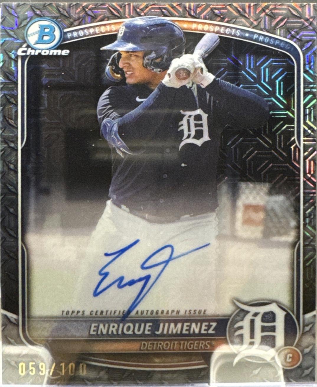 Enrique Jimenez [Steel Metal Mega Refractor] #BMA-EJ