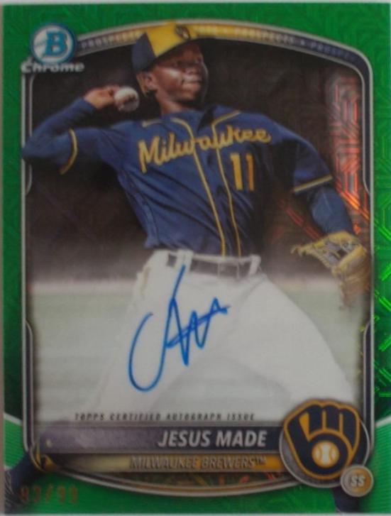Jesus Made [Green Mega Refractor] #BMA-JM