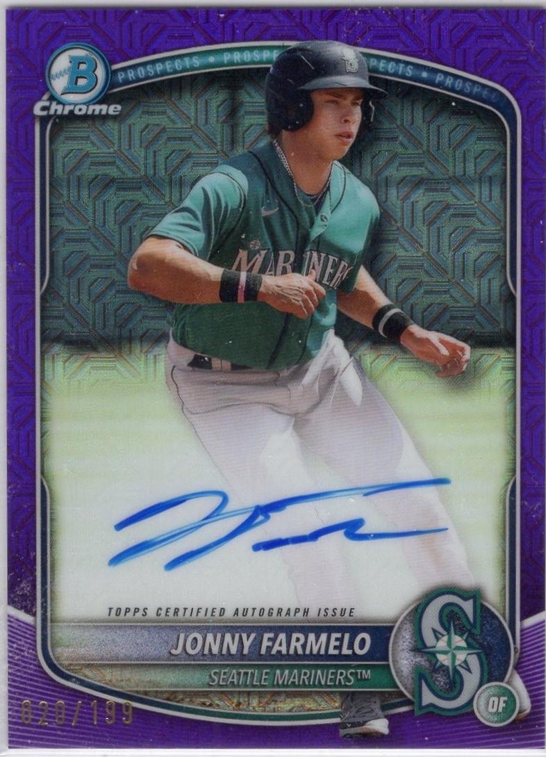 Jonny Farmelo [Purple Mega Refractor] #BMA-JFA