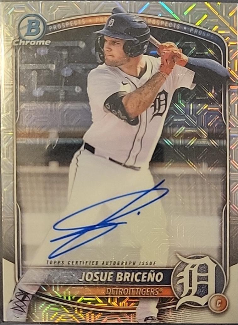 Josue Briceno [Rose Gold Mojo Mega Refractor] #BMA-JB