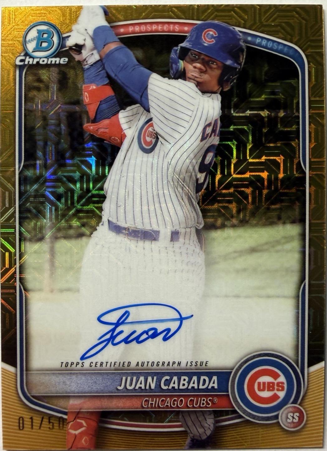 Juan Cabada [Gold Mega Refractor] #BMA-JC