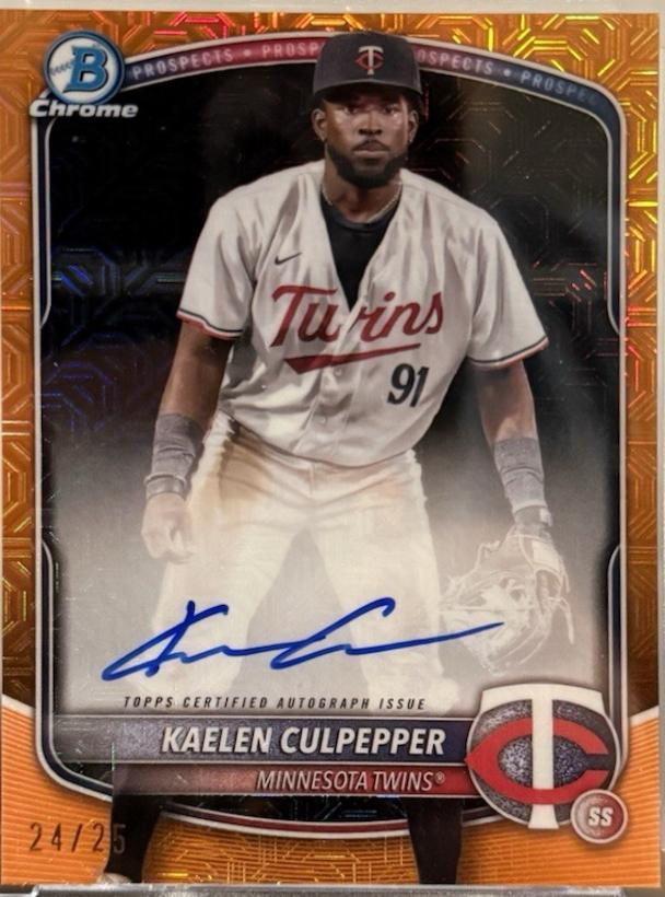 Kaelen Culpepper [Orange Mega Refractor] #BMA-KC