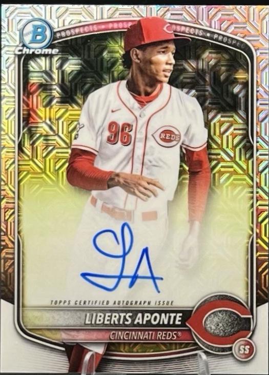 Liberts Aponte [Rose Gold Mojo Mega Refractor] #BMA-LA
