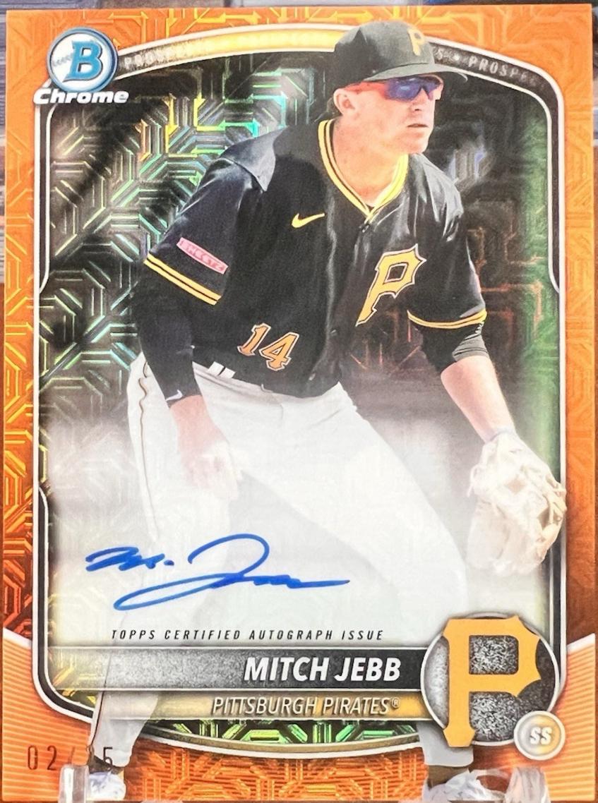 Mitch Jebb [Orange Mega Refractor] #BMA-MJ