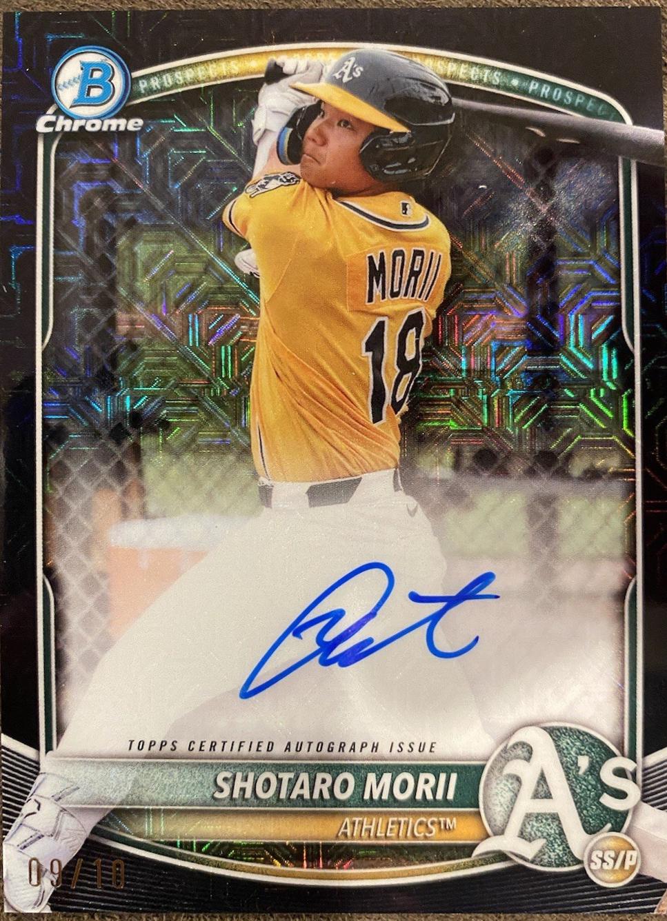 Shotaro Morii [Black Mega Refractor] #BMA-SM