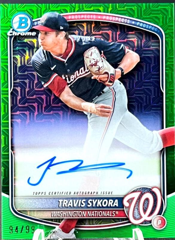 Travis Sykora [Green Mega Refractor] #BMA-TS