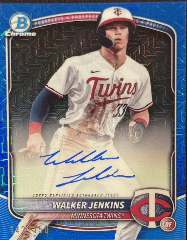 Walker Jenkins [Blue Mega Refractor] #BMA-WJ