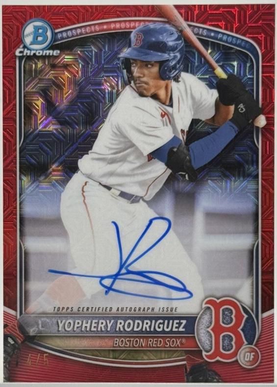 Yophery Rodriguez [Red Mega Refractor] #BMA-YR